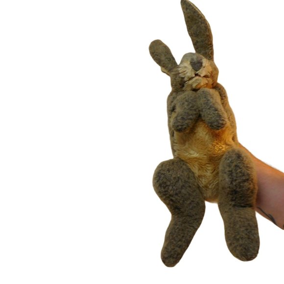 Folkmanis Jack Rabbit Hand Puppet 15" Plush - Picture 6 of 10